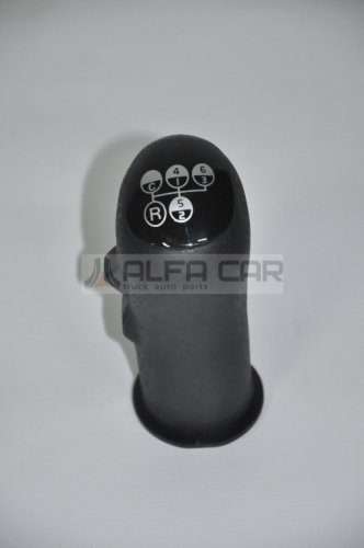 AC20488052 Ручка КПП VOLVO F10/12/16.FH12/16 SR1400/SR1700/SR1900 (2 флажка) старый образец VOLVO FH12 (1993-2020); черная 2.32197 Alfa Car